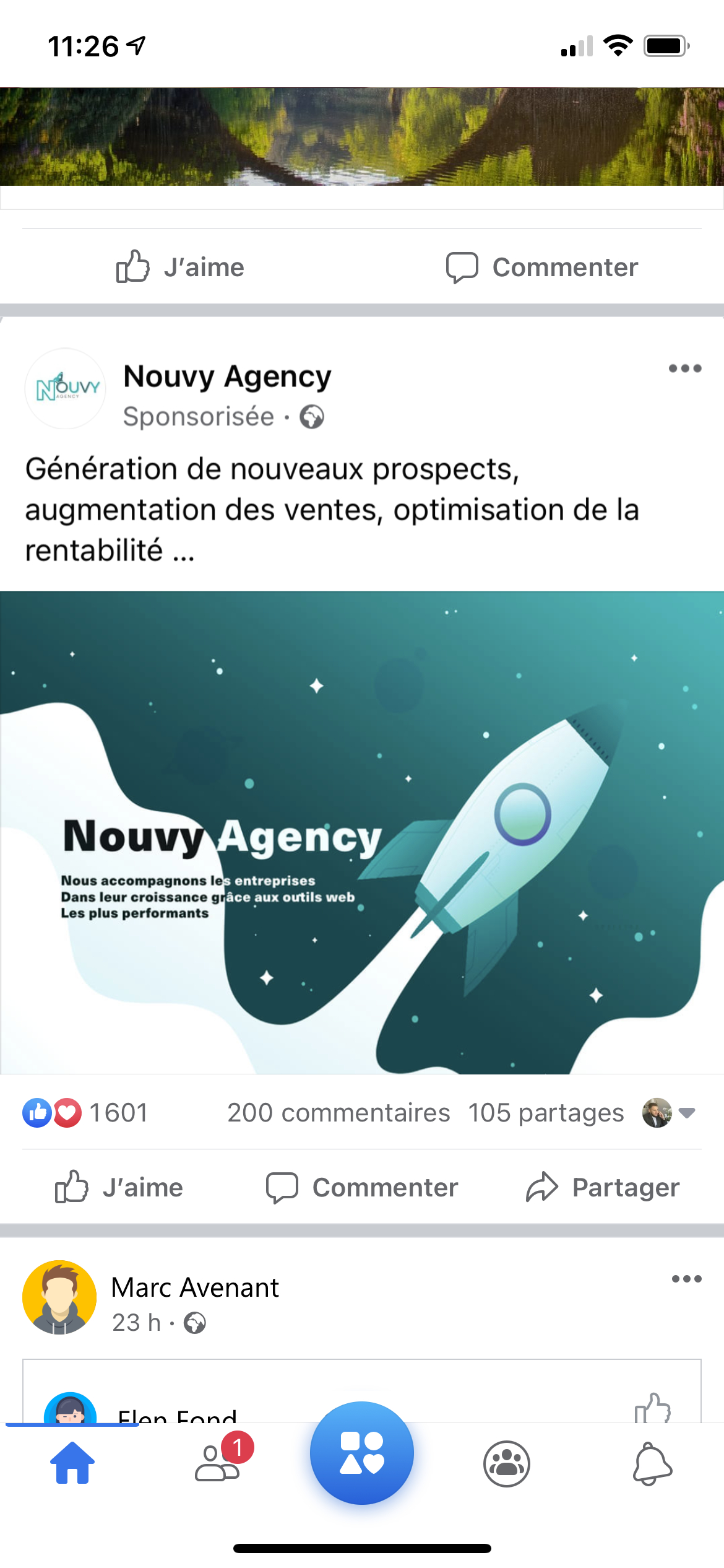 AperÃ§u publicitÃ© Nouvy Agency